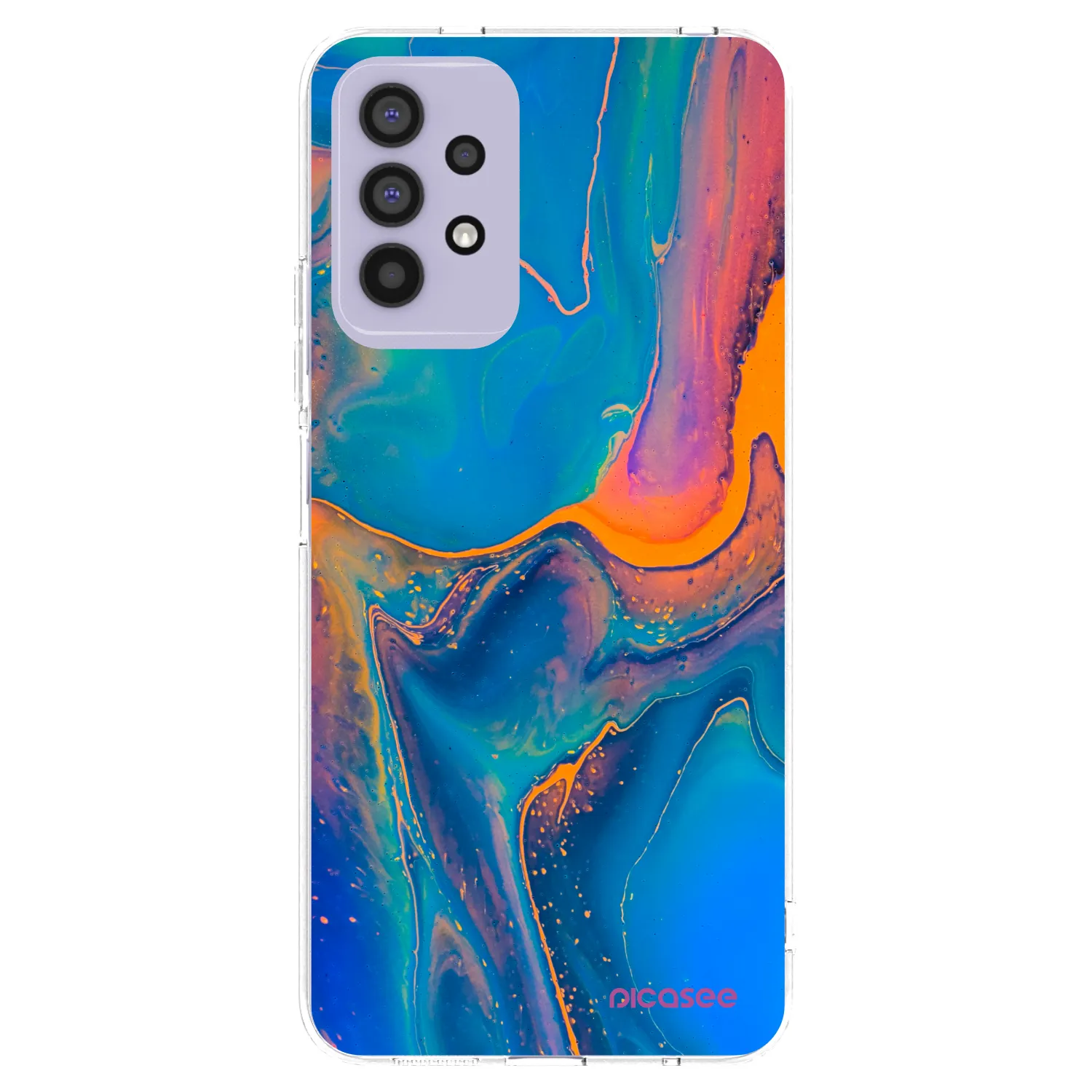 Picasee silikónový prehľadný obal pre Samsung Galaxy A32 4G SM-A325F - Rainbow