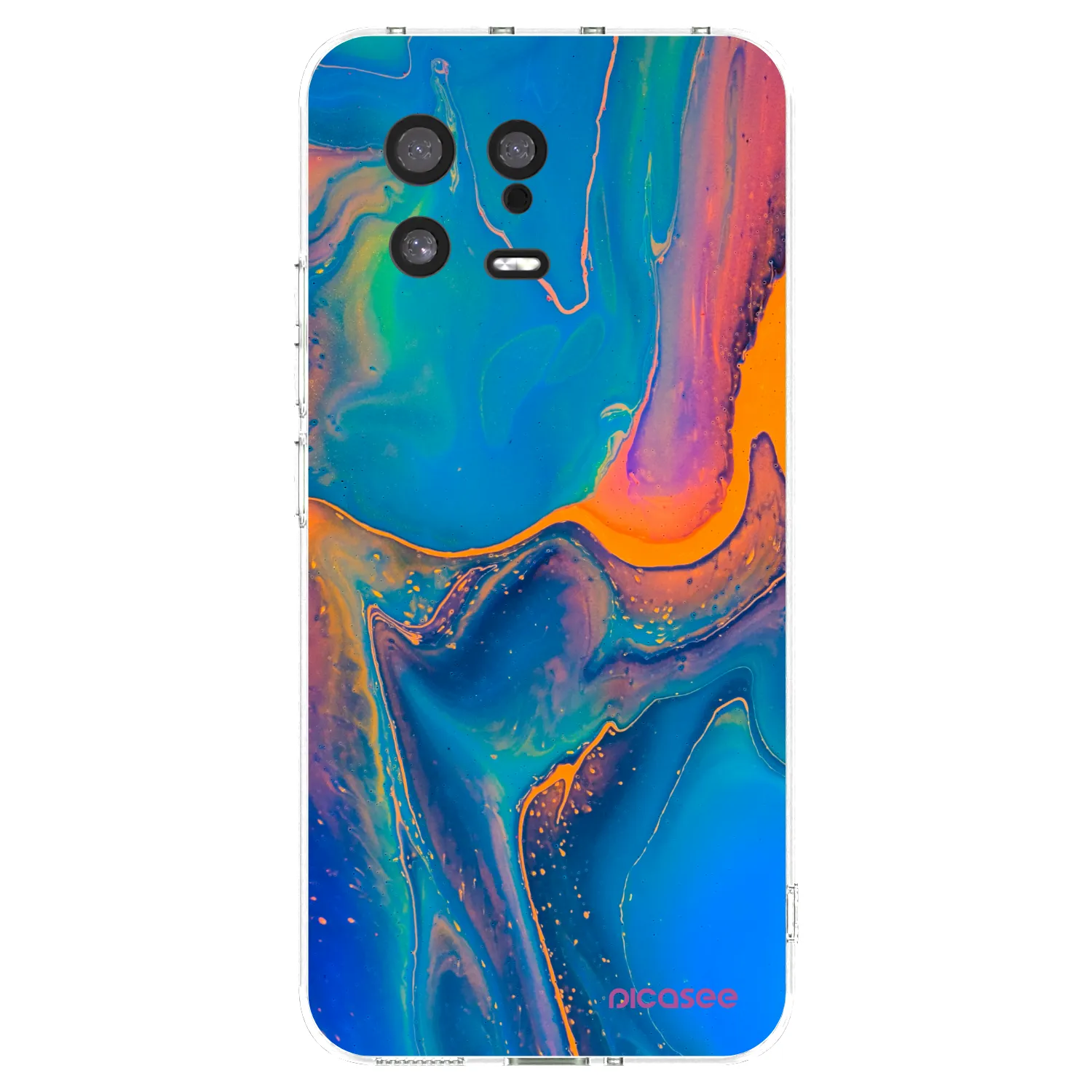 Silikónový prehľadný obal pre Xiaomi 13 - Rainbow