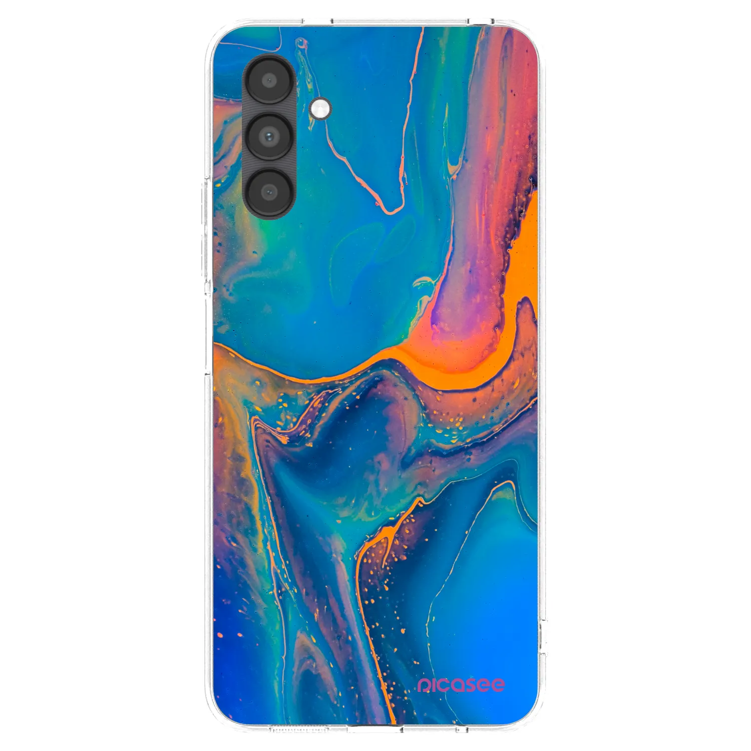 Picasee silikónový prehľadný obal pre Samsung Galaxy A04s A047F - Rainbow