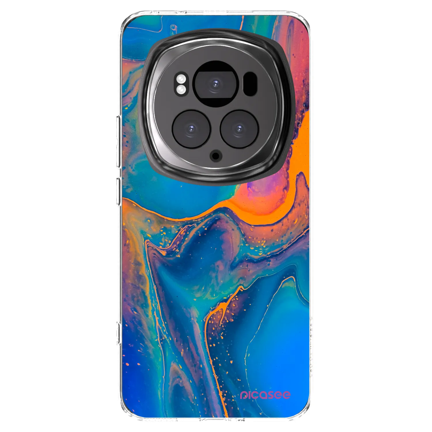 Picasee silikónový prehľadný obal pre Honor Magic6 Pro - Rainbow