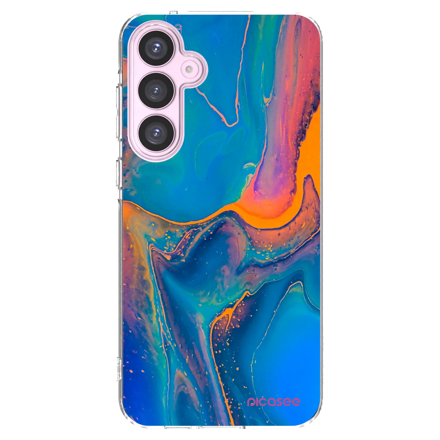 Picasee silikónový prehľadný obal pre Samsung Galaxy A55 5G A556B - Rainbow