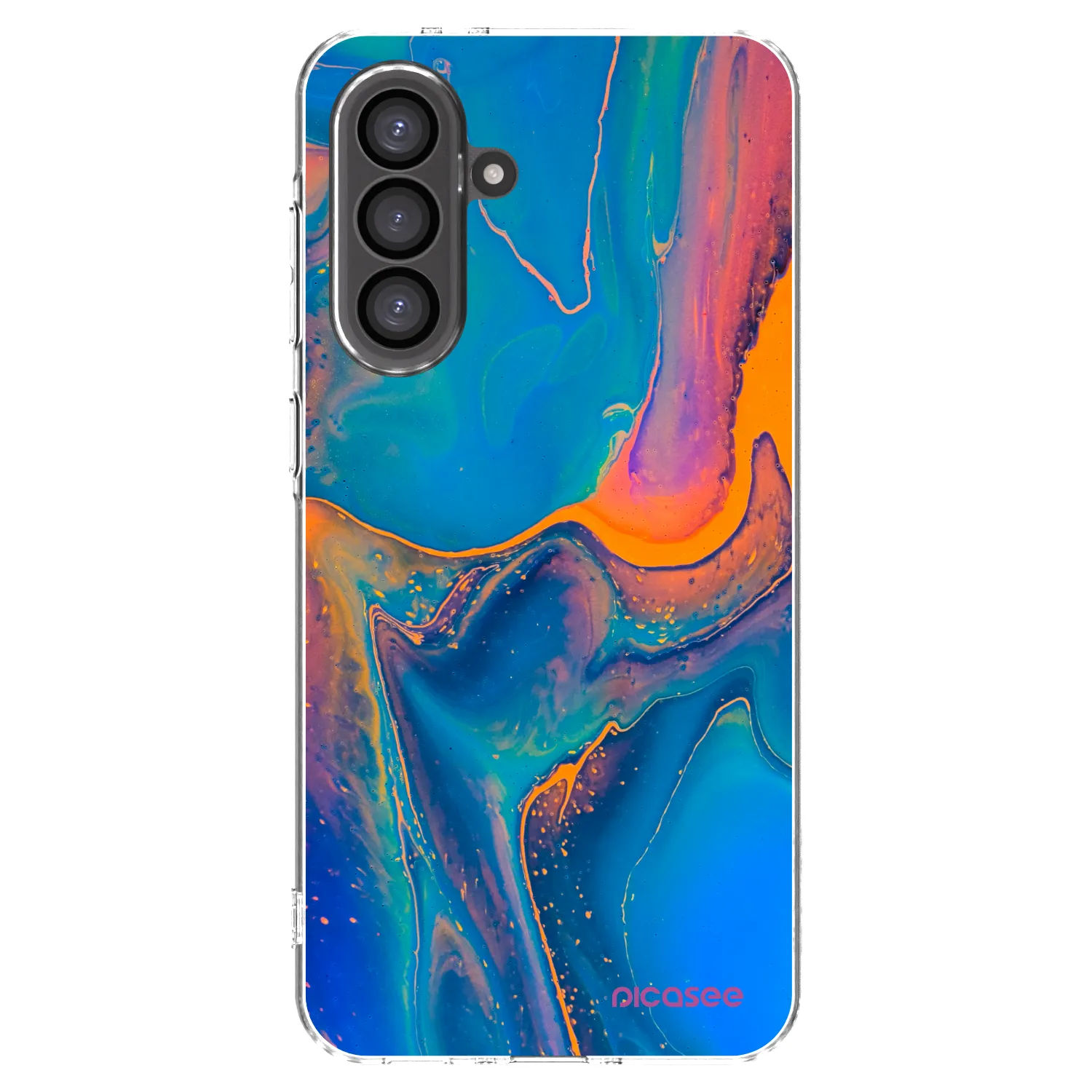 Picasee silikónový prehľadný obal pre Samsung Galaxy A36 5G - Rainbow