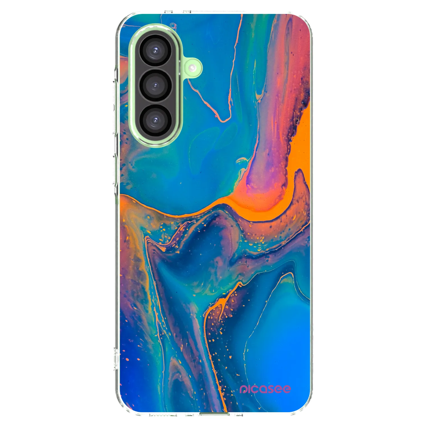 Picasee silikónový prehľadný obal pre Samsung Galaxy A26 5G A266B - Rainbow