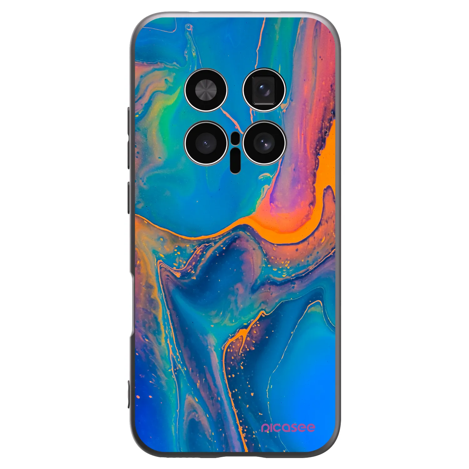 Picasee silikónový čierny obal pre Honor Magic8 Pro 5G - Rainbow