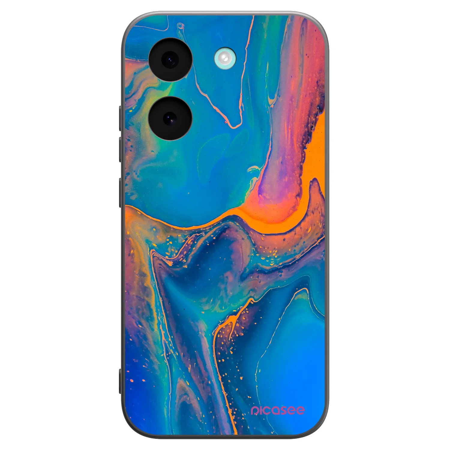 Picasee silikónový čierny obal pre Xiaomi Poco X8 Pro - Rainbow