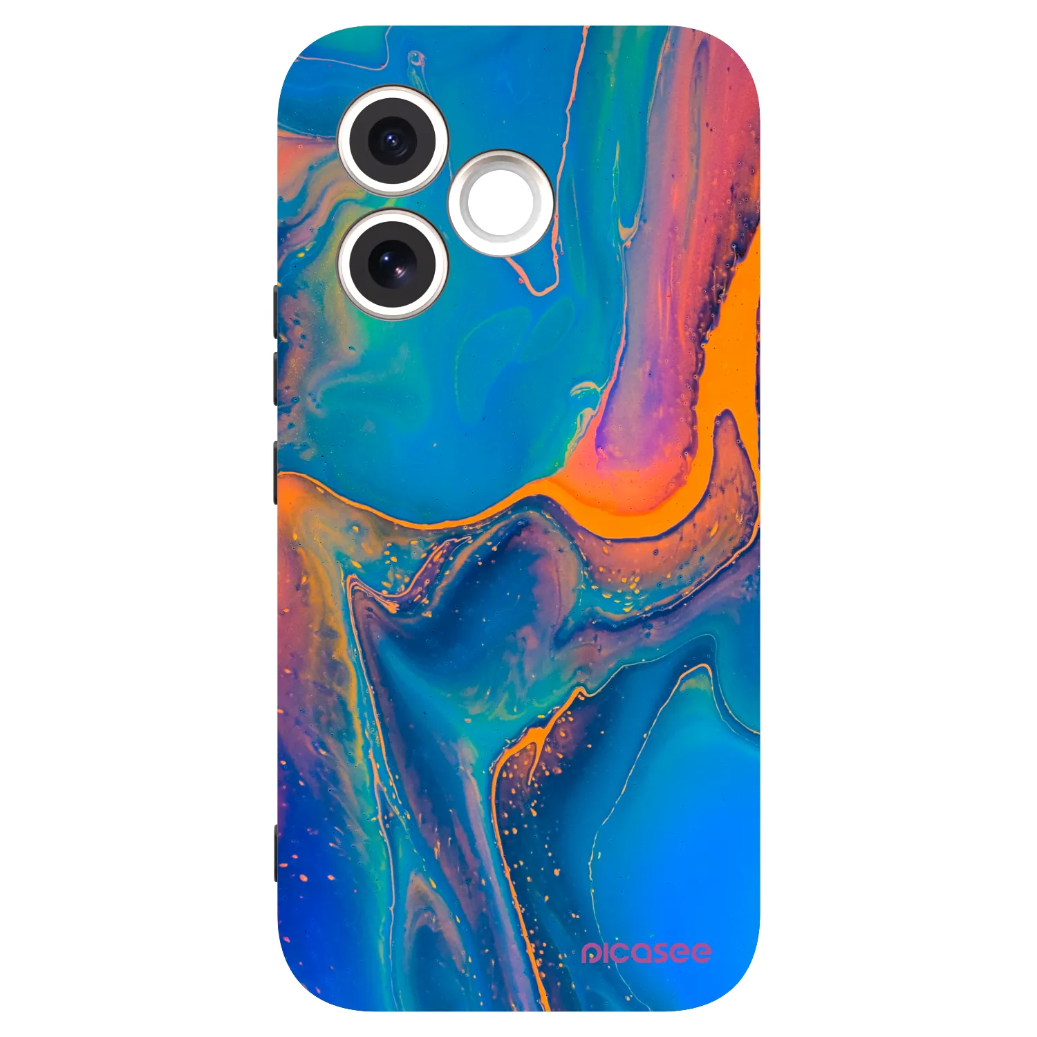 Picasee silikónový čierny obal pre Honor 600 Lite - Rainbow