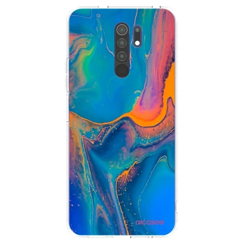 Picasee silikónový prehľadný obal pre Xiaomi Redmi 9 - Rainbow