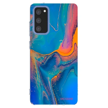 Picasee silikónový prehľadný obal pre Samsung Galaxy S20 FE - Rainbow