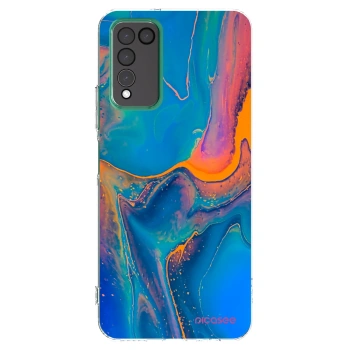 Picasee silikónový prehľadný obal pre Honor 10X Lite - Rainbow