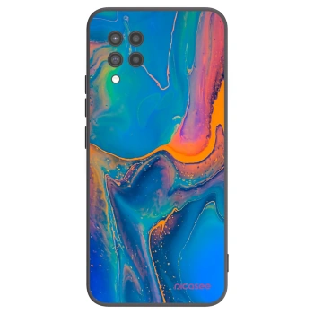 Picasee silikónový čierny obal pre Samsung Galaxy A42 A426B - Rainbow