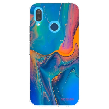 Picasee silikónový prehľadný obal pre Huawei P20 Lite - Rainbow