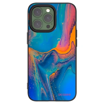 Picasee silikónový čierny obal pre Apple iPhone 13 Pro - Rainbow