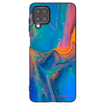 Picasee silikónový čierny obal pre Samsung Galaxy M12 M127F - Rainbow