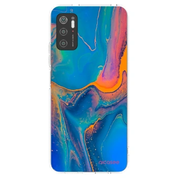 Picasee silikónový prehľadný obal pre Xiaomi Poco M3 Pro 5G - Rainbow