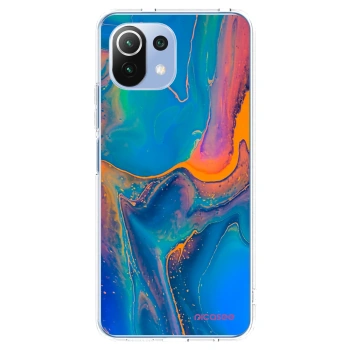 Picasee silikónový prehľadný obal pre Xiaomi 11 Lite 5G NE - Rainbow