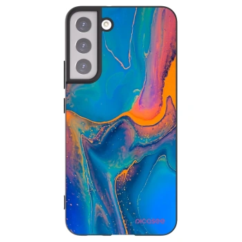 Picasee silikónový čierny obal pre Samsung Galaxy S22+ 5G - Rainbow