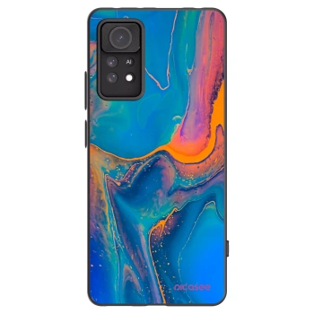 Picasee silikónový čierny obal pre Xiaomi Redmi Note 11 Pro 5G - Rainbow