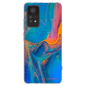 Picasee silikónový prehľadný obal pre Xiaomi Redmi Note 11 Pro 5G - Rainbow