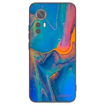 Picasee silikónový čierny obal pre Xiaomi 12 - Rainbow