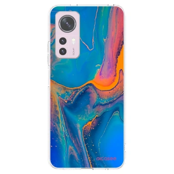 Picasee silikónový prehľadný obal pre Xiaomi 12 - Rainbow