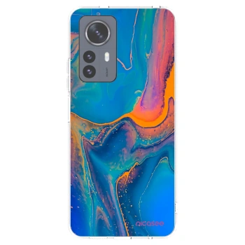Picasee silikónový prehľadný obal pre Xiaomi 12 Pro - Rainbow