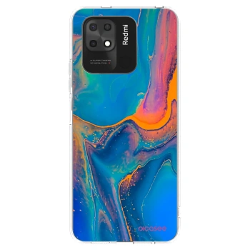 Picasee silikónový prehľadný obal pre Xiaomi Redmi 10C - Rainbow