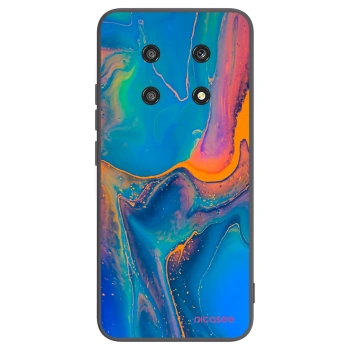 Picasee silikónový čierny obal pre Honor Magic4 Lite 5G - Rainbow