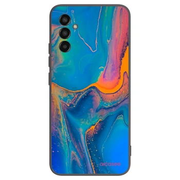 Picasee silikónový čierny obal pre Samsung Galaxy M13 M135F - Rainbow