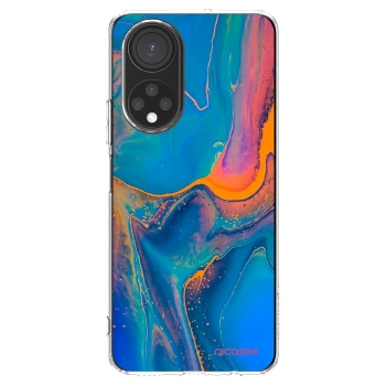 Picasee silikónový prehľadný obal pre Honor X7 - Rainbow
