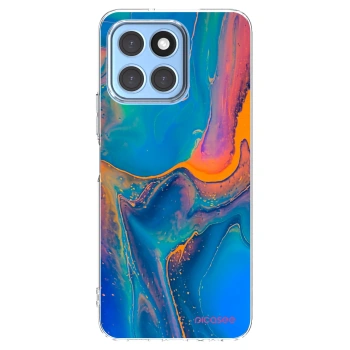 Picasee silikónový prehľadný obal pre Honor X6 - Rainbow