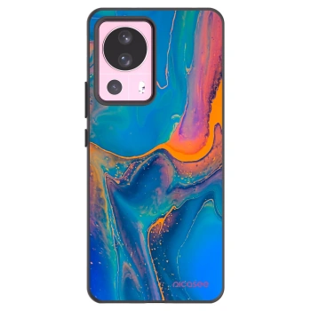 Picasee silikónový čierny obal pre Xiaomi 13 Lite - Rainbow