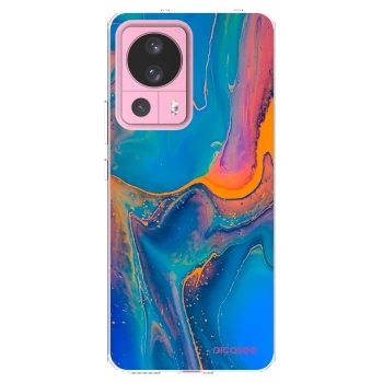 Picasee silikónový prehľadný obal pre Xiaomi 13 Lite - Rainbow