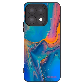 Picasee silikónový čierny obal pre Honor X8a - Rainbow