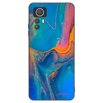 Picasee silikónový čierny obal pre Xiaomi Redmi Note 12S - Rainbow