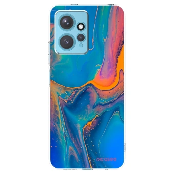 Picasee silikónový prehľadný obal pre Xiaomi Redmi Note 12 4G - Rainbow