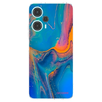 Picasee silikónový prehľadný obal pre Xiaomi Poco F5 - Rainbow