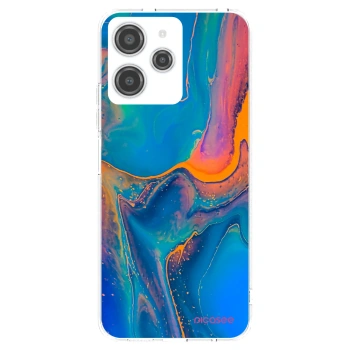 Picasee silikónový prehľadný obal pre Xiaomi Redmi 12 4G - Rainbow