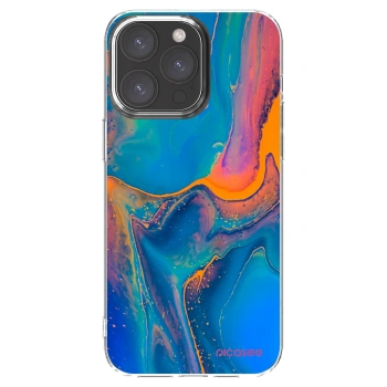 Picasee silikónový prehľadný obal pre Apple iPhone 15 Pro Max - Rainbow