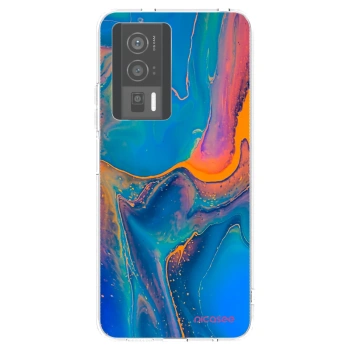 Picasee silikónový prehľadný obal pre Xiaomi Poco F5 Pro 5G - Rainbow