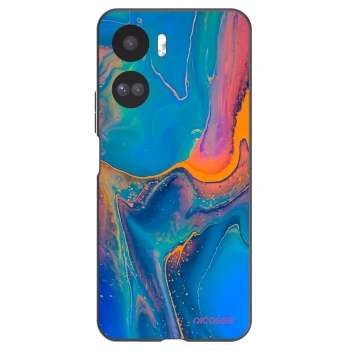 Picasee silikónový čierny obal pre Honor 90 Lite 5G - Rainbow