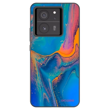 Picasee silikónový čierny obal pre Xiaomi 13T - Rainbow