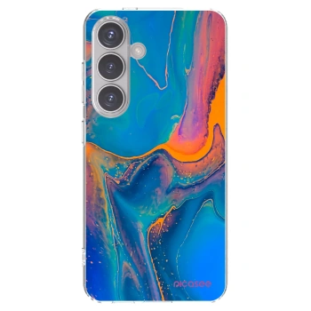 Picasee silikónový prehľadný obal pre Samsung Galaxy S24 S921B 5G - Rainbow