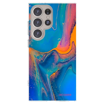 Picasee silikónový prehľadný obal pre Samsung Galaxy S24 Ultra S928B 5G - Rainbow