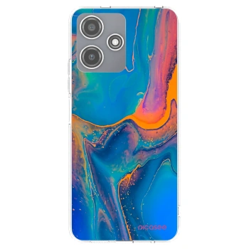 Picasee silikónový prehľadný obal pre Xiaomi Redmi 12 5G - Rainbow