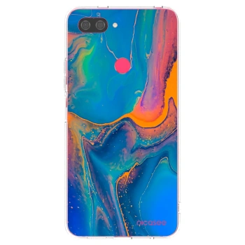 Picasee silikónový prehľadný obal pre Xiaomi Mi 8 Lite - Rainbow