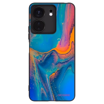 Picasee silikónový čierny obal pre Xiaomi Redmi 13C 4G - Rainbow