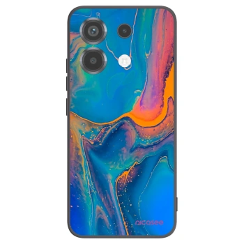 Picasee silikónový čierny obal pre Xiaomi Poco X6 - Rainbow
