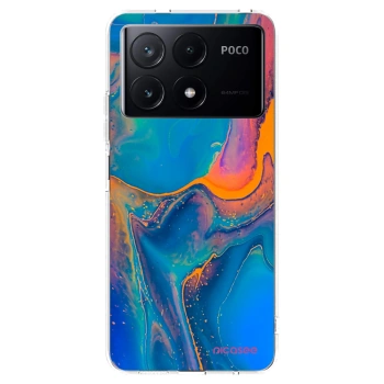 Picasee silikónový prehľadný obal pre Xiaomi Poco X6 Pro - Rainbow