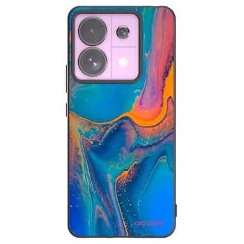 Picasee silikónový čierny obal pre Xiaomi Redmi Note 13 Pro 5G - Rainbow