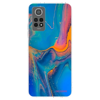 Picasee silikónový prehľadný obal pre Xiaomi Redmi Note 12 Pro 4G - Rainbow